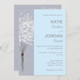 Eenvoudige uitnodiging van Floral Bouquet