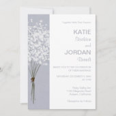 Eenvoudige uitnodiging van Floral Bouquet (Voorkant)