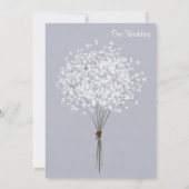 Eenvoudige uitnodiging van Floral Bouquet (Achterkant)