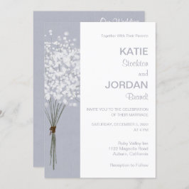 Eenvoudige uitnodiging van Floral Bouquet