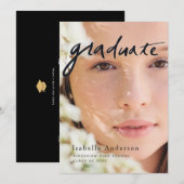 Eenvoudige uitnodiging van het Fotoscript Virtual (Voorkant / Achterkant)