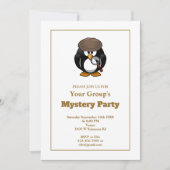 Eenvoudige uitnodiging via White Mystery Party (Voorkant)