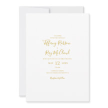 Eenvoudige uitnodiging voor Casual weddenschappen 