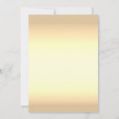 Eenvoudige uitnodiging voor een blauwe bruiloft (Achterkant)