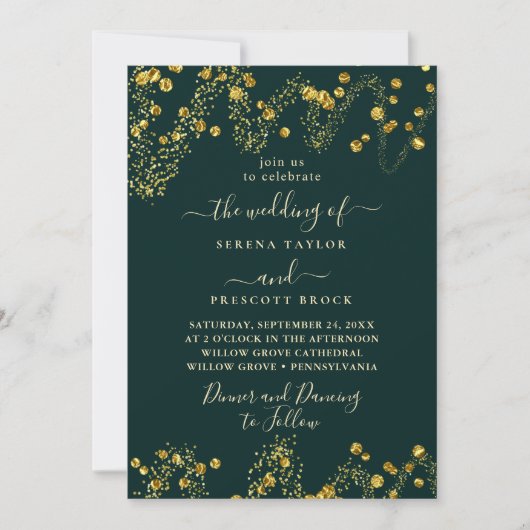 Eenvoudige uitnodiging voor een budgetweddenschap (Voorkant)