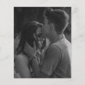 Eenvoudige uitnodiging voor een 'Classic Photo Bud (Achterkant)