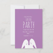 Eenvoudige uitnodiging voor een evenement bij paas (Voorkant)