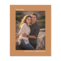 Eenvoudige uitnodiging voor een gouden Tan BUDGET 