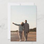 Eenvoudige uitnodiging voor een jubileumfeestje (Achterkant)