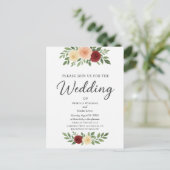 Eenvoudige uitnodiging voor een overlay-fotowedden (Staand voorkant)