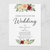 Eenvoudige uitnodiging voor een overlay-fotowedden (Voorkant)