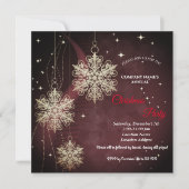 Eenvoudige uitnodiging voor een rode elegante kers (Voorkant)