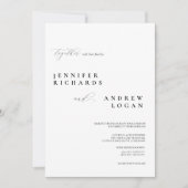 Eenvoudige uitnodiging voor een scriptweddenschap (Voorkant)