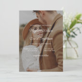 Eenvoudige uitnodiging voor een volledige foto van (Staand voorkant)