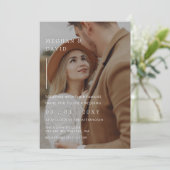 Eenvoudige uitnodiging voor een volledige foto van (Staand voorkant)