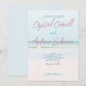 Eenvoudige uitnodiging voor een wedstrijd (Voorkant / Achterkant)