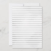 Eenvoudige uitnodiging voor Elegant Bridal Shower (Achterkant)