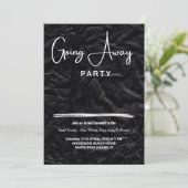 eenvoudige uitnodiging voor feestjes (Staand voorkant)