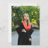 Eenvoudige uitnodiging voor fotografie van elegant (Achterkant)