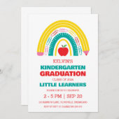 Eenvoudige uitnodiging voor het afstuderen van de (Voorkant / Achterkant)