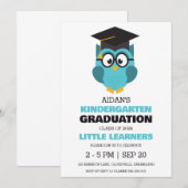 Eenvoudige uitnodiging voor het afstuderen van de (Voorkant / Achterkant)