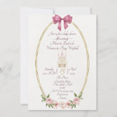 Eenvoudige uitnodiging voor het baby shower van Pr (Voorkant)