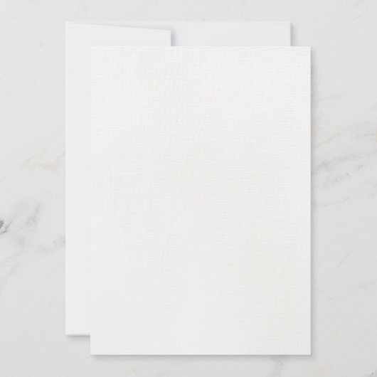 Eenvoudige uitnodiging voor het baby shower van Pr (Achterkant)