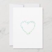 Eenvoudige uitnodiging voor het oefendiner (Achterkant)