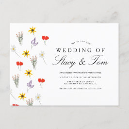 Eenvoudige uitnodiging voor het trekken van handte