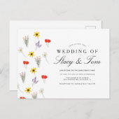 Eenvoudige uitnodiging voor het trekken van handte (Voorkant / Achterkant)