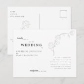 Eenvoudige uitnodiging voor het uitzenden van Brie (Voorkant / Achterkant)