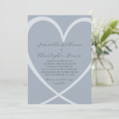 Eenvoudige uitnodiging voor het uitzenden van een  (Staand voorkant)