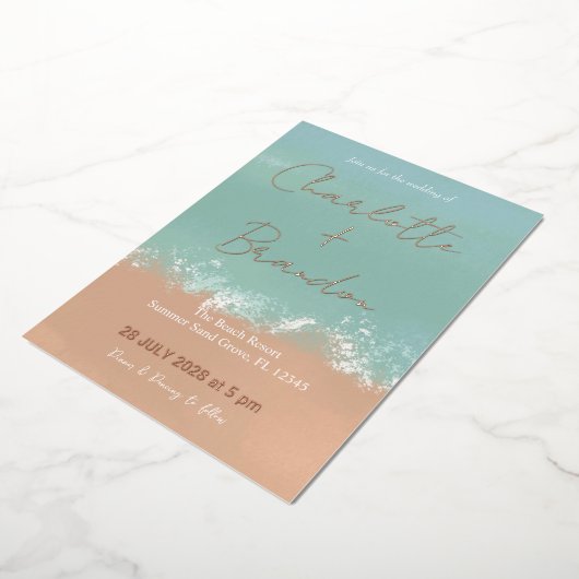 Eenvoudige uitnodiging voor het uitzenden van een (Gedraaid)