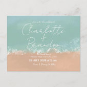 Eenvoudige uitnodiging voor het uitzenden van een  (Voorkant)