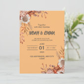 Eenvoudige uitnodiging voor het uitzenden van een  (Staand voorkant)