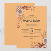 Eenvoudige uitnodiging voor het uitzenden van een  (Voorkant / Achterkant)