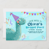 Eenvoudige uitnodiging voor het verjaardagsfeest v (Voorkant)