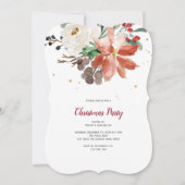 Eenvoudige uitnodiging voor kerstfeest, feestdag (Voorkant)