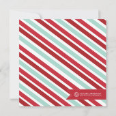 Eenvoudige uitnodiging voor kerstfeestdagen (Achterkant)