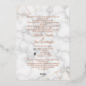 Eenvoudige uitnodiging voor kleurenweddenschappen (Achterkant)