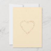 Eenvoudige uitnodiging voor repetitiediner (Achterkant)