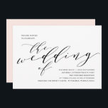 Eenvoudige uitnodiging voor Romance kalligrafie<br><div class="desc">Prachtige,  on-trend romantische kalligrafische uitnodigingen met handschrift en eenvoudige scripttypografie. Door de liefdevolle typografie en alle zwarte tekst komt dit ontwerp er echt uit. Deze eenvoudige uitnodigingen tot romance zijn modern en klassiek met een chic,  maar traditioneel,  aanraking.</div>