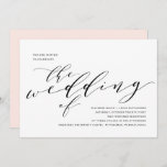 Eenvoudige uitnodiging voor Romance kalligrafie<br><div class="desc">Prachtige,  on-trend romantische kalligrafische uitnodigingen met handschrift en eenvoudige scripttypografie. Door de liefdevolle typografie en alle zwarte tekst komt dit ontwerp er echt uit. Deze eenvoudige uitnodigingen tot romance zijn modern en klassiek met een chic,  maar traditioneel,  aanraking.</div>