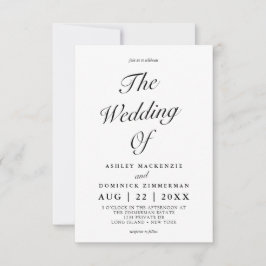 Eenvoudige uitnodiging voor routineweddenschappen