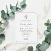 eenvoudige uitnodiging voor typografie