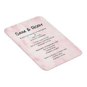 Eenvoudige uitnodiging voor uitzending van wedstri magneet (Rechterzijde)