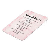 Eenvoudige uitnodiging voor uitzending van wedstri magneet (Linkerzijde)