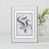 Eenvoudige uitnodiging voor weddenschappen (Staand voorkant)