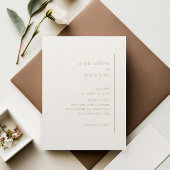 Eenvoudige uitnodiging voor weddenschappen