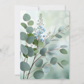 Eenvoudige uitnodiging voor weddenschappen en lega (Achterkant)